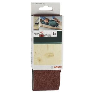 Bosch Accessories 2609256192 Schuurbandset Korrelgrootte (num) 60, 80, 100 (l x b) 400 mm x 60 mm 1 set(s)
