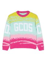 Gcds Kids pull colour block à bande logo - Rose - thumbnail