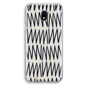 Marrakech Zigzag: Samsung Galaxy J3 (2017) Transparant Hoesje