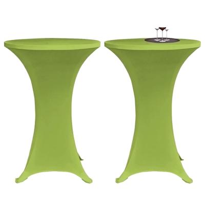 VidaXL Tafelhoes stretch 2 stuks 80 cm groen
