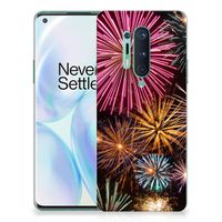OnePlus 8 Pro Silicone Back Cover Vuurwerk - thumbnail