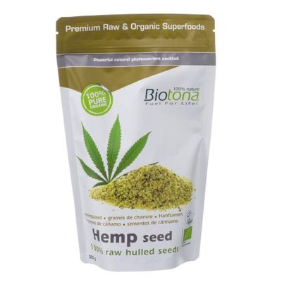 Biotona Hemp Raw Hulled Seed 300g