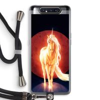 Last Unicorn: Samsung Galaxy A80 Transparant Hoesje met koord