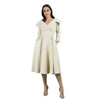 Catwalk Diva Gatsby Swing Dress Beige -M