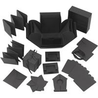 Creativ Company Explosion box, afm 7x7x7,5+12x12x12 cm, zwart, 1 stuk