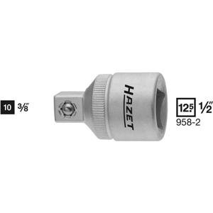 Hazet 958 958-2 Dopsleuteladapter Aandrijving 1/2 (12.5 mm) Uitvoering 3/8 (10 mm) 36 mm 1 stuk(s)