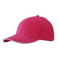 Baseball cap van 100% katoen - Roze - voor volwassenen - petjes