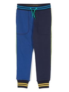 Marc Jacobs Kids pantalon de jogging colour block - Bleu