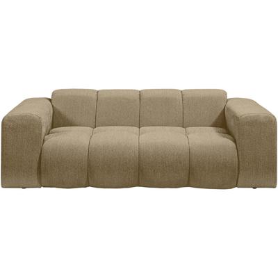 Leen Bakker - Bank Beau 2-zits - Raven - Stof - Taupe - 97x210x74 Cm