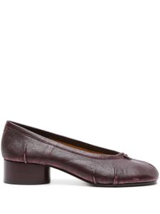 Maison Margiela escarpins Tabi 40 mm en cuir - Rouge