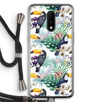 Tukans: OnePlus 7 Transparant Hoesje met koord