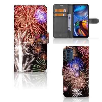 Motorola Moto E32 | Moto E32s | Wallet Case | met Pasjes | Vuurwerk