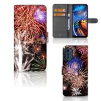 Motorola Moto E32 | Moto E32s | Wallet Case | met Pasjes | Vuurwerk