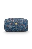 Pip Studio Pip Studio Coco Cosmetic Bag Medium Quilted Daisy Dreams Blue 21.5x10x10.5cm