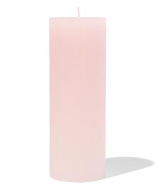 HEMA Rustieke Kaars Ø7x19cm Lichtroze (lichtroze)
