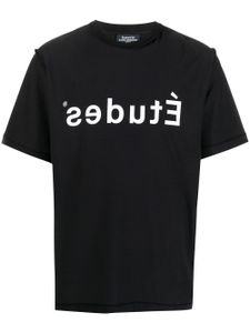 Etudes t-shirt à logo imprimé - Noir