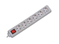 Bachmann Surge protector, 3m Wit 6 AC-uitgang(en) 250 V