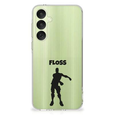 Samsung Galaxy A35 Telefoonhoesje met Naam Floss Samsung Galaxy A35 Telefoonhoesje met Naam Floss