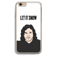 Let It Snow: iPhone 6 Plus / 6S Plus Transparant Hoesje