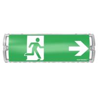 Salus LED Noodverlichting met accu wand-/plafondmontage 3 Watt 6500K IP65 Spatwaterdicht Incl. pictogram met vluchtwegaanduiding