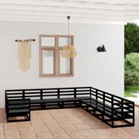 11-delige Loungeset massief grenenhout