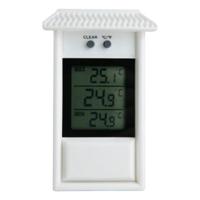 Dakranven vorm outdoor tuin koelkast waterdichte thermometer (wit) Dakranven vorm outdoor tuin koelkast waterdichte thermometer (wit)