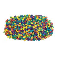 Colorations - houten mozaïek vierkantjes, 1000st.