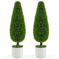 Kunstplanten Ceder 90 cm Kunstboom met Pot Kamerplantendecoratie Decoratieve Plant Kunstplanten Potplanten Buxusboom Groen