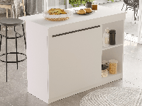 Keukeneiland ORTELLI 120 cm wit