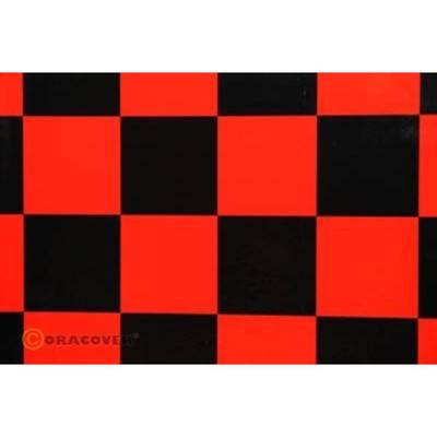 Oracover 491-023-071-002 Strijkfolie Fun 5 (l x b) 2 m x 60 cm Rood, Zwart