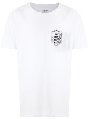 Osklen t-shirt Brasão - Blanc
