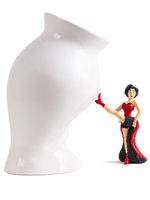 Seletti vase Circus en porcelaine (28.5cm) - Tons neutres - thumbnail