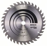 Bosch Accessoires Cirkelzaagblad Optiline Wood 184 x 16 x 2,6 mm, 36 1st - 2608640818 - thumbnail