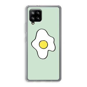 Spiegelei: Samsung Galaxy A42 5G Transparant Hoesje