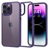 Spigen Ultra Hybrid iPhone 14 Pro Hoesje - Diep Paars