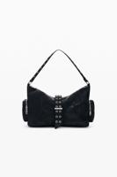 Middelgrote geperforeerde tas - BLACK - U