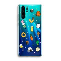 Happy bento friends: Huawei P30 Pro Transparant Hoesje
