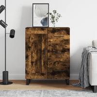 Dressoir 69,5x34x90 cm bewerkt hout gerookt eikenkleurig