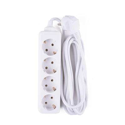 Benson Stekkerdoos - 4-voudig - wit - 1,5 meter - randaarde