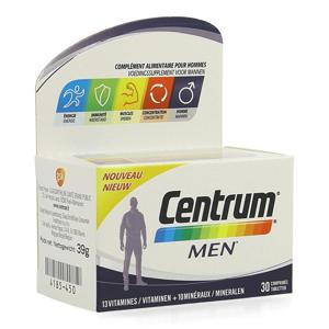 Centrum Men Multivoedingssupplement Mannen 30 Tabletten