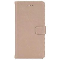 Huawei P9 Lite Retro Portemonnee Hoesje - Beige