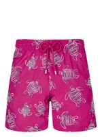 Vilebrequin short de bain Mistral à imprimé graphique - Rose