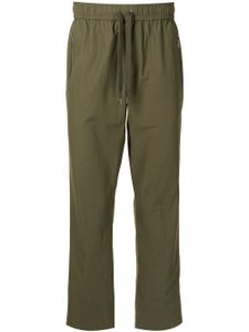 Ports V pantalon de jogging droit à rayures latérales - Vert