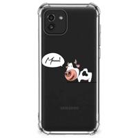Samsung Galaxy A03 Stevig | Bumper Hoesje | Cow