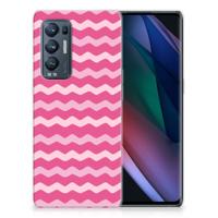 OPPO Find X3 Neo | TPU bumper | Waves Pink
