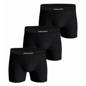 Bjorn Borg boxershorts premium cotton 3-pack zwart