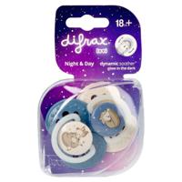 Difrax Dynamic Fopspeen Day&night Assorti 18m+ 2