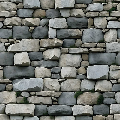 Realistisch patroon behang stenen