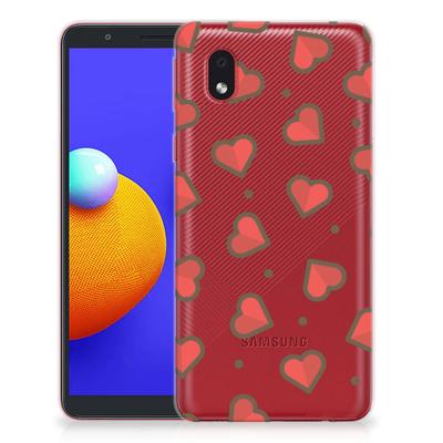 Samsung Galaxy A01 Core | TPU bumper | Hearts
