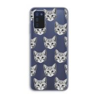 Kitten: Samsung Galaxy A03s Transparant Hoesje